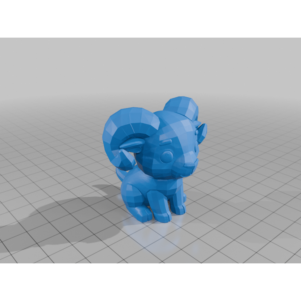 Низкополигональный баран