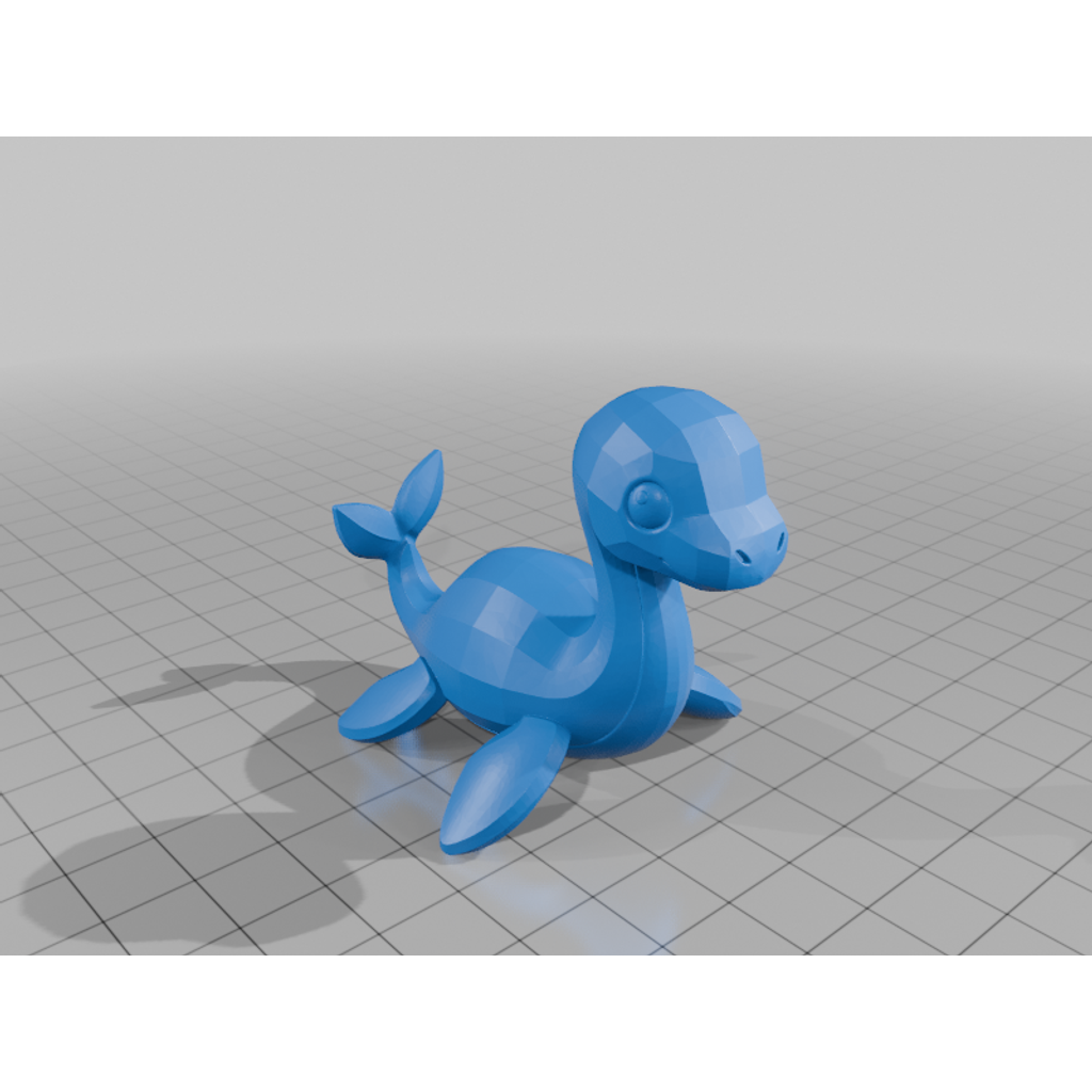 3D-модель дружелюбного морского рептила