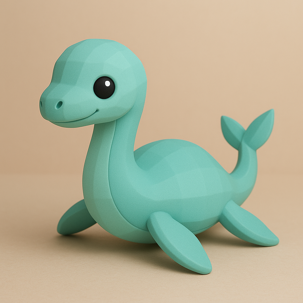 3D-модель дружелюбного морского рептила