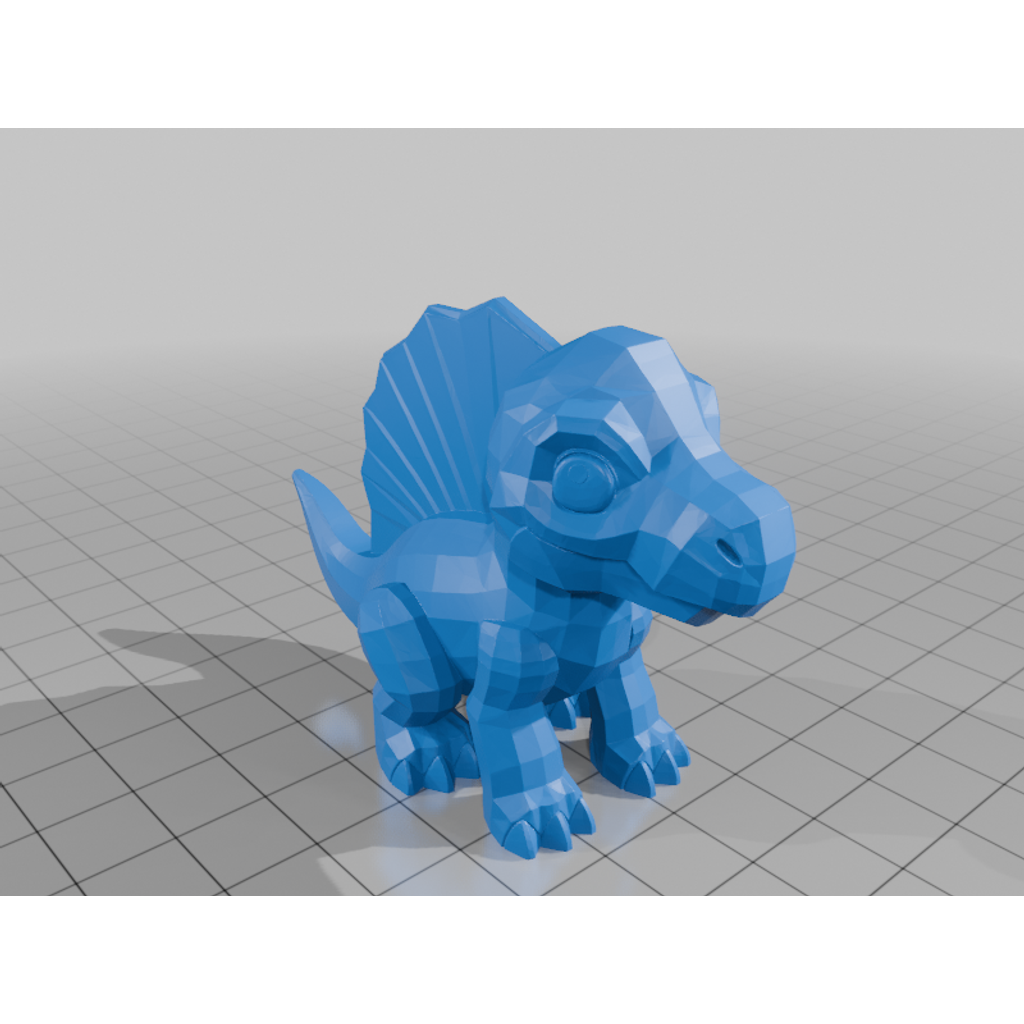 Динозавр с парусом - 3D-модель