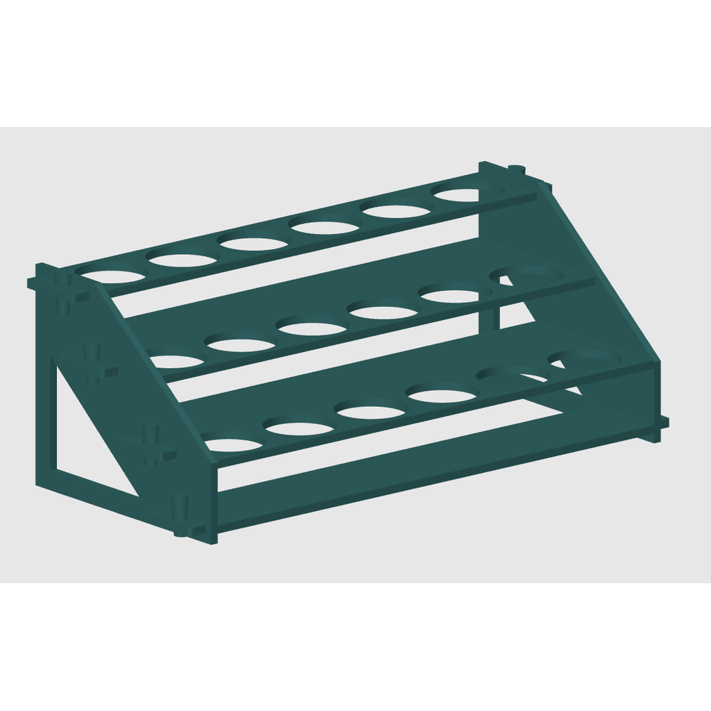 Подставка для красок - 18 и 24 бутылки
