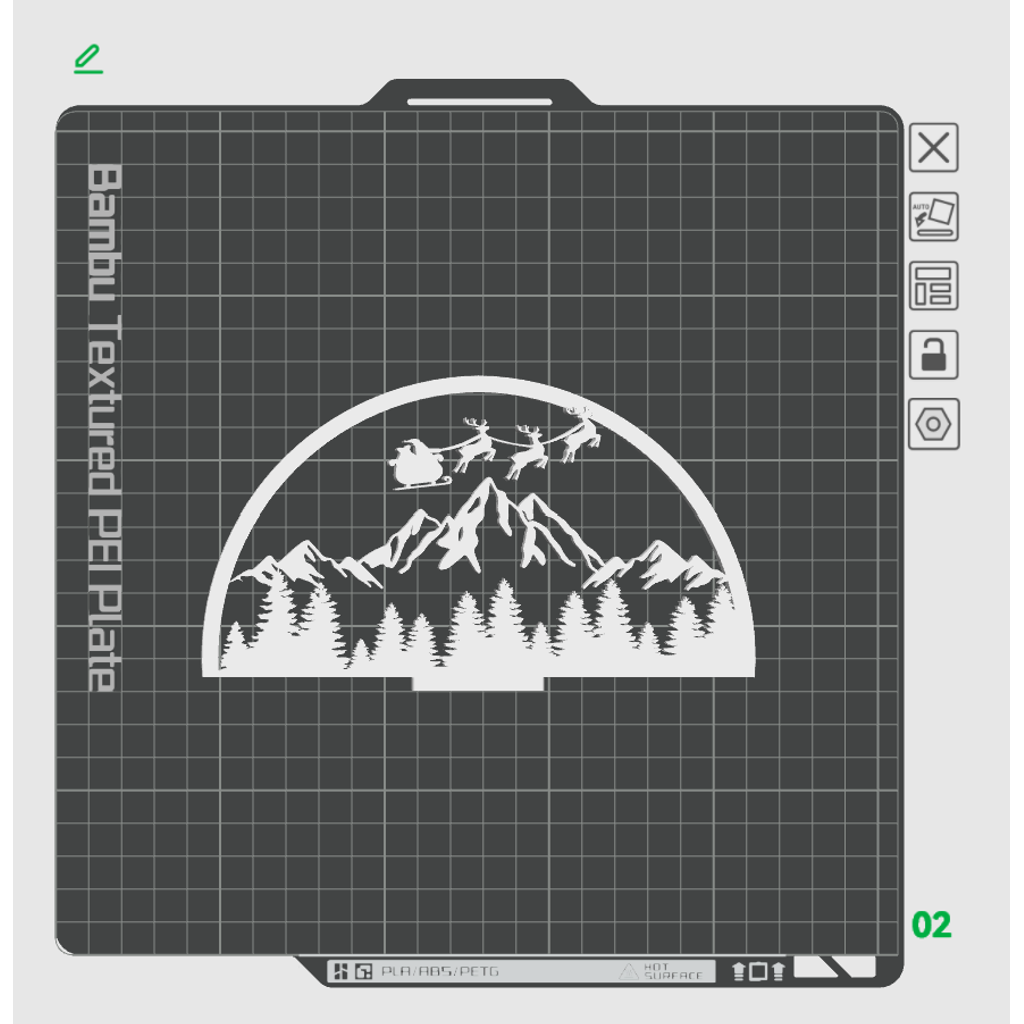 Новогодний держатель для салфеток