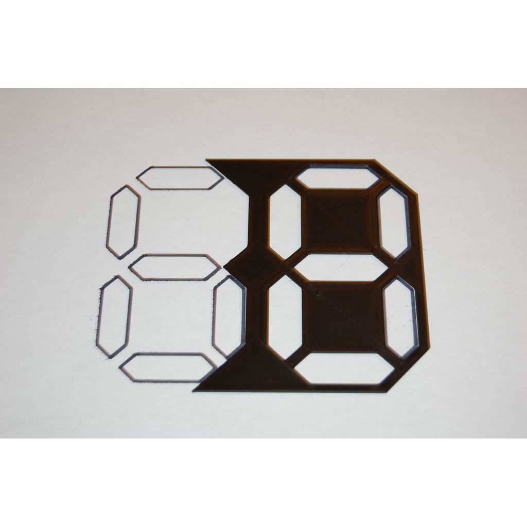 Цифровой трафарет цифр