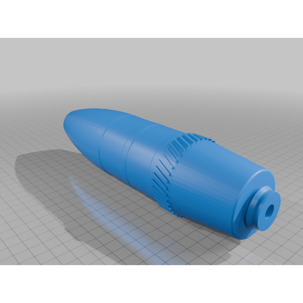 3D-модель французского миномета (масштаб 1:2)