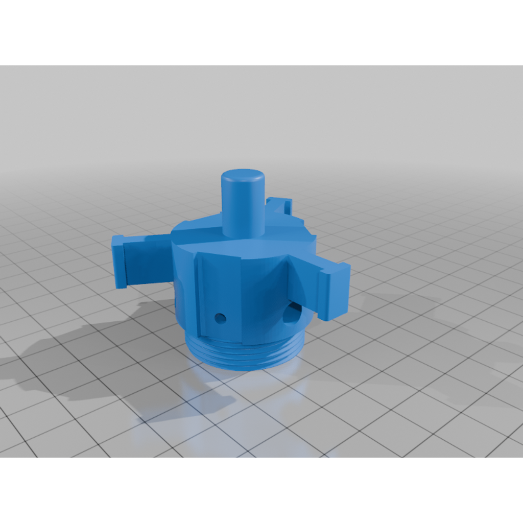 3D-модель французского миномета (масштаб 1:2)