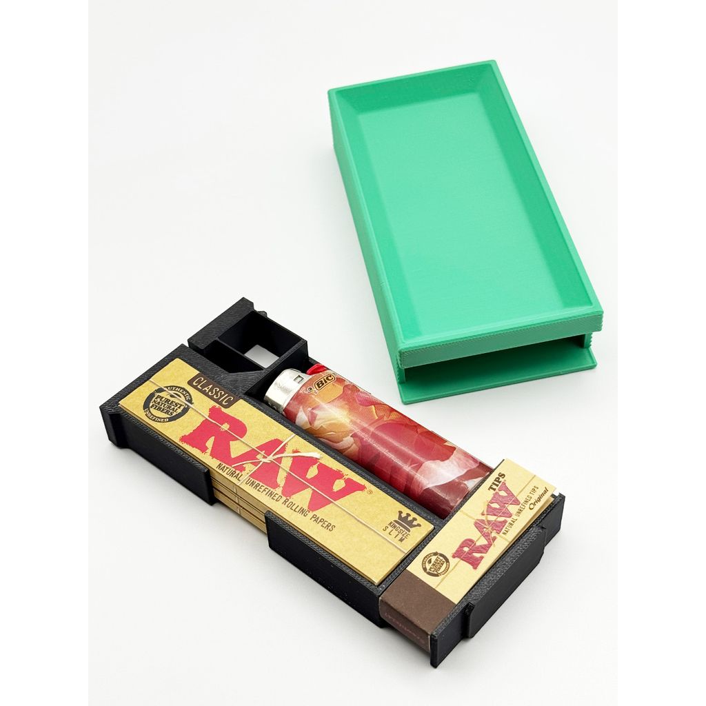 Ролл-трей с выдвижным ящиком для необходимых принадлежностей