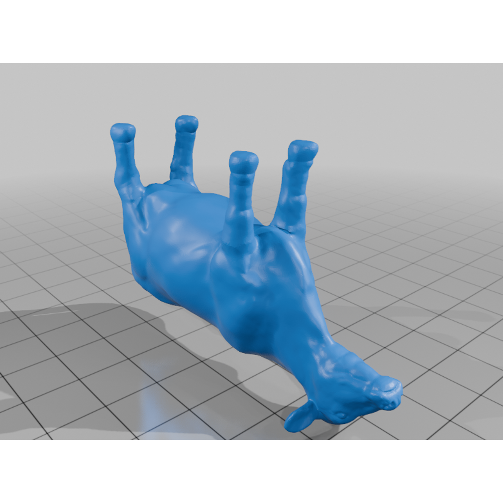 Лампа НЛО с мини-коровой