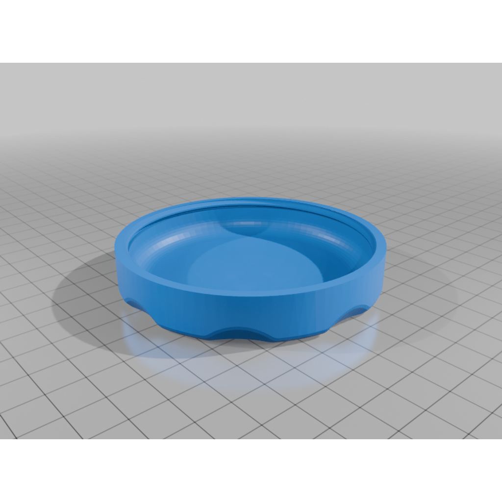 Скульптурный контейнер с изогнутыми линиями