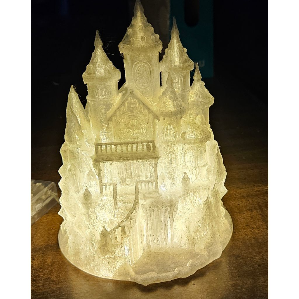 Модель Пряничного Замка с Водопадом
