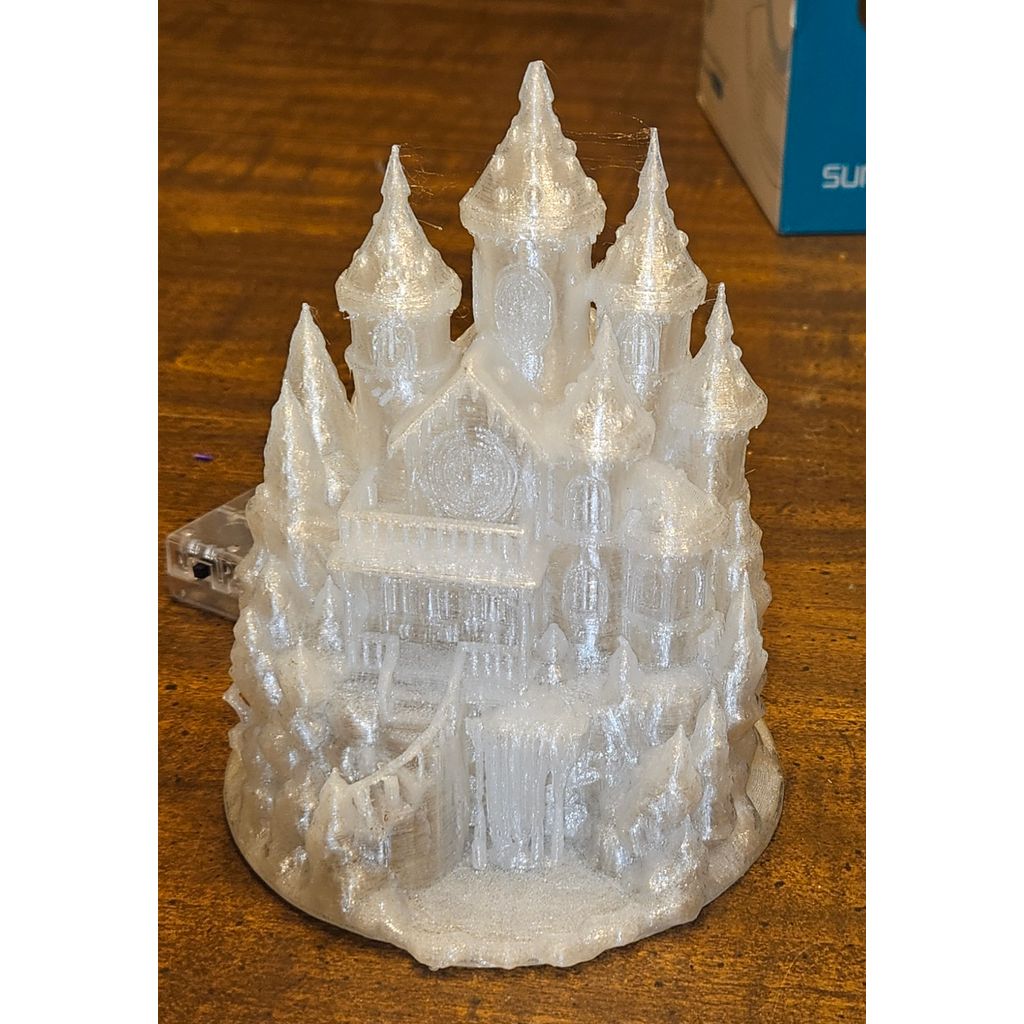 Модель Пряничного Замка с Водопадом
