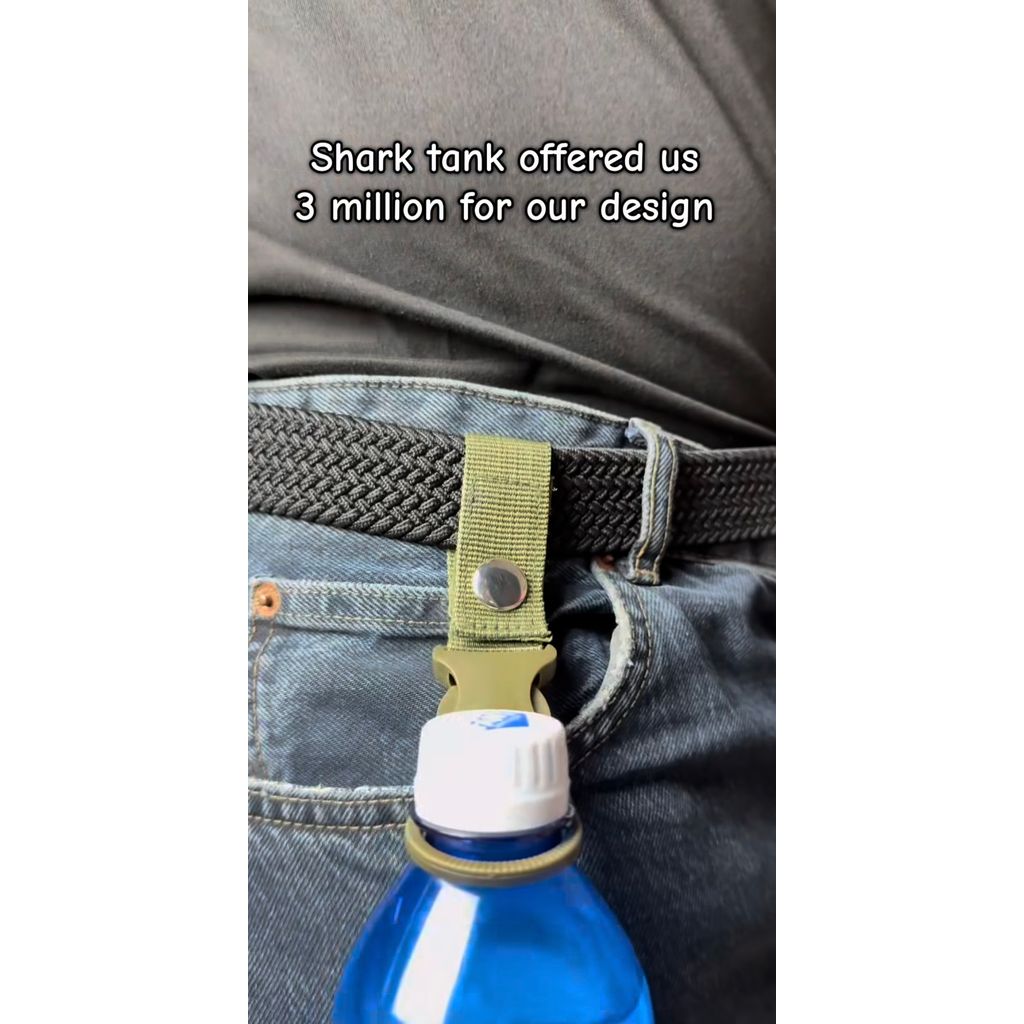 Универсальный держатель для бутылок с пряжкой для сумок (30мм)