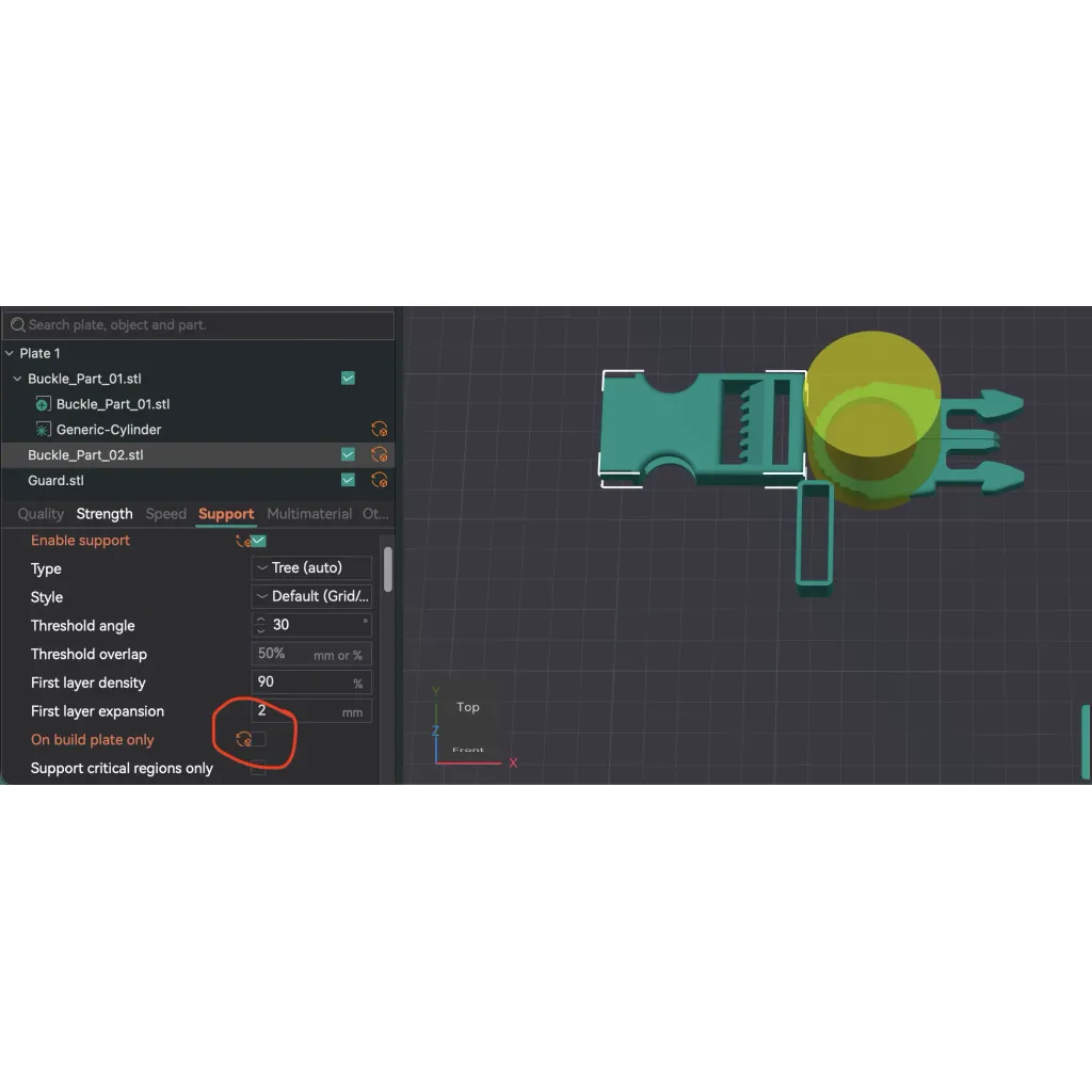 Универсальный держатель для бутылок с пряжкой для сумок (30мм)