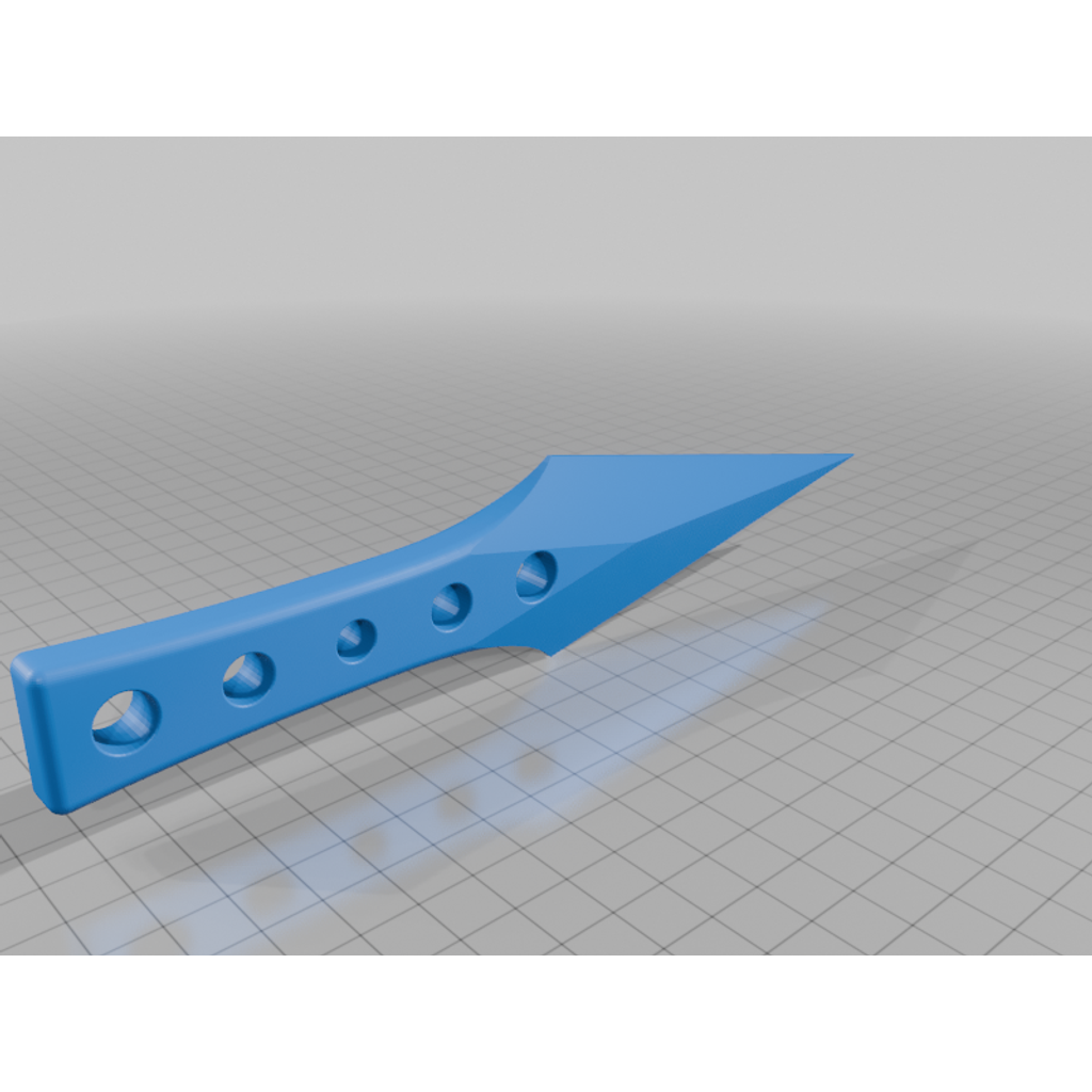 Простой нож для метания с ножнами