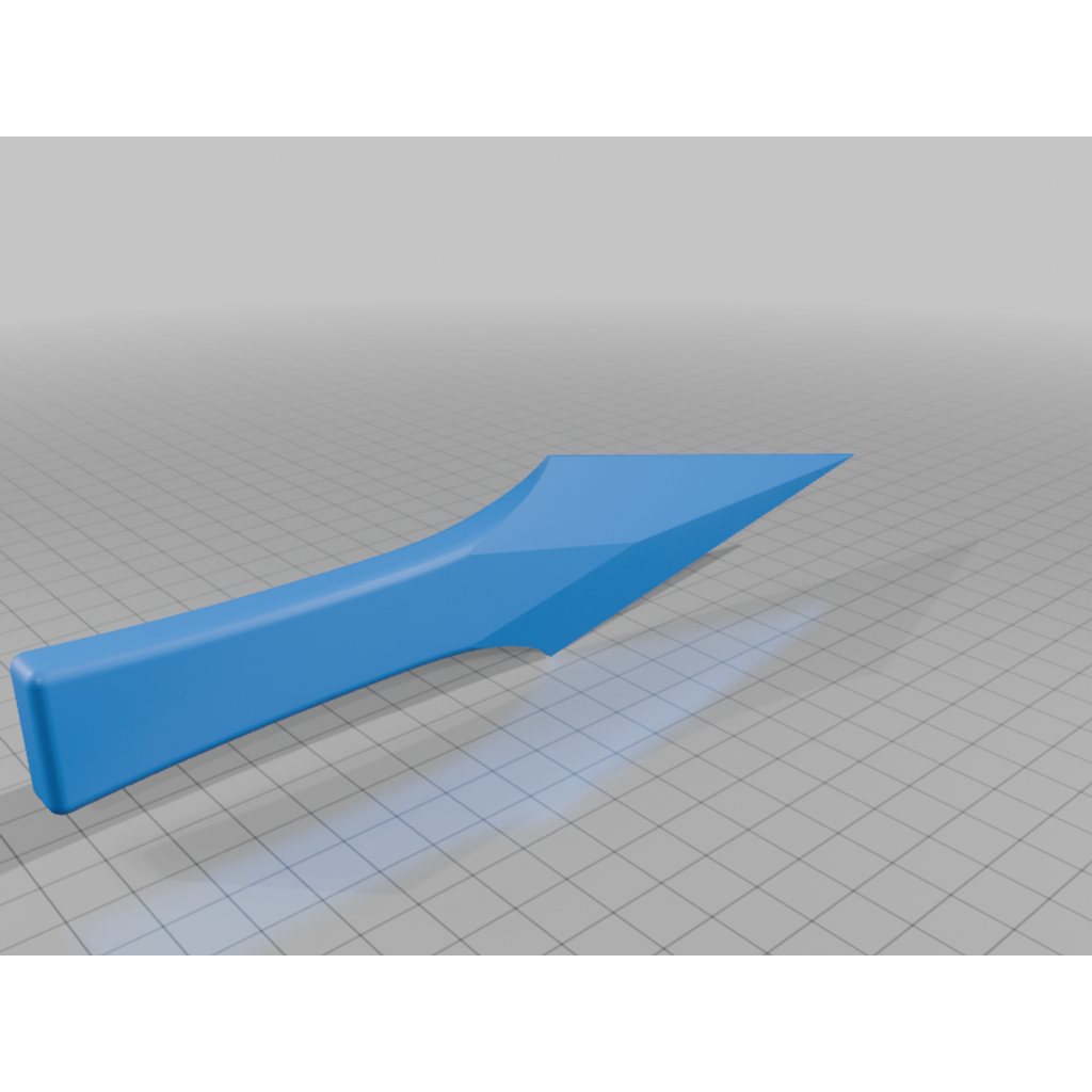 Простой нож для метания с ножнами