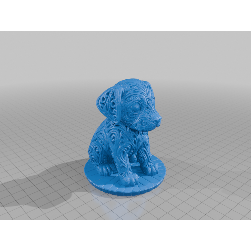 Украшенная рыбка 3D-модель