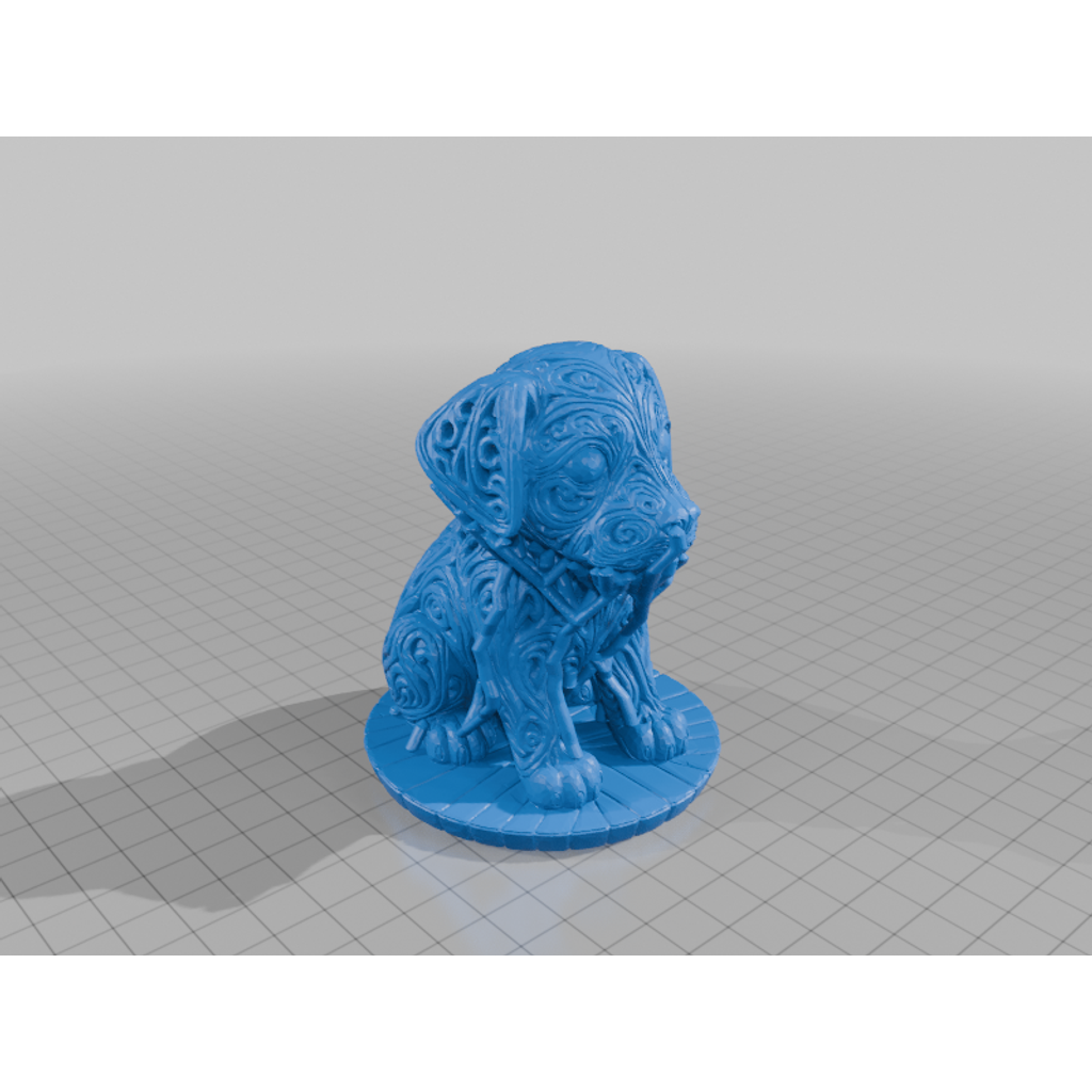 Украшенная рыбка 3D-модель