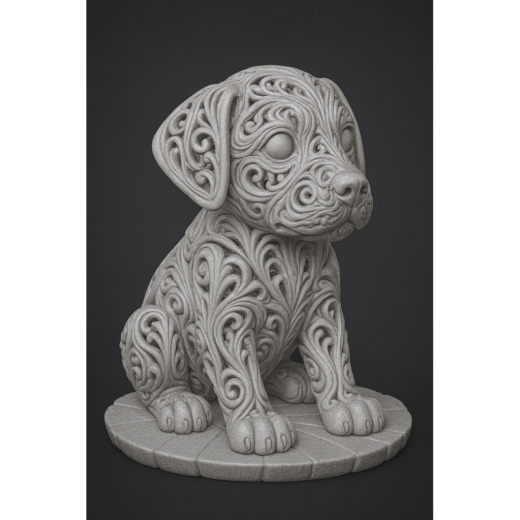 Украшенная рыбка 3D-модель