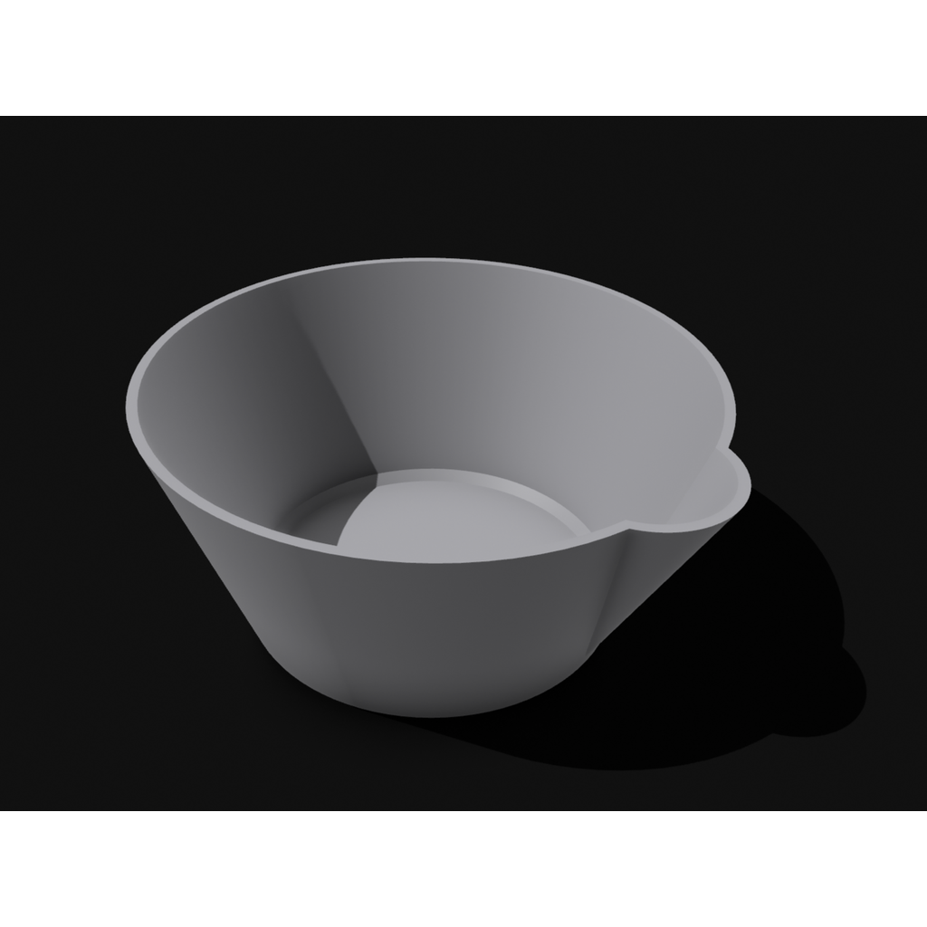 Простые стаканы для смешивания для миниатюрной живописи