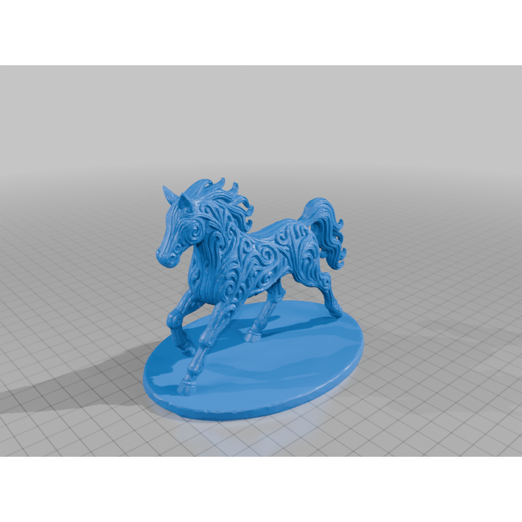 Орнаментальный бегущий жеребец