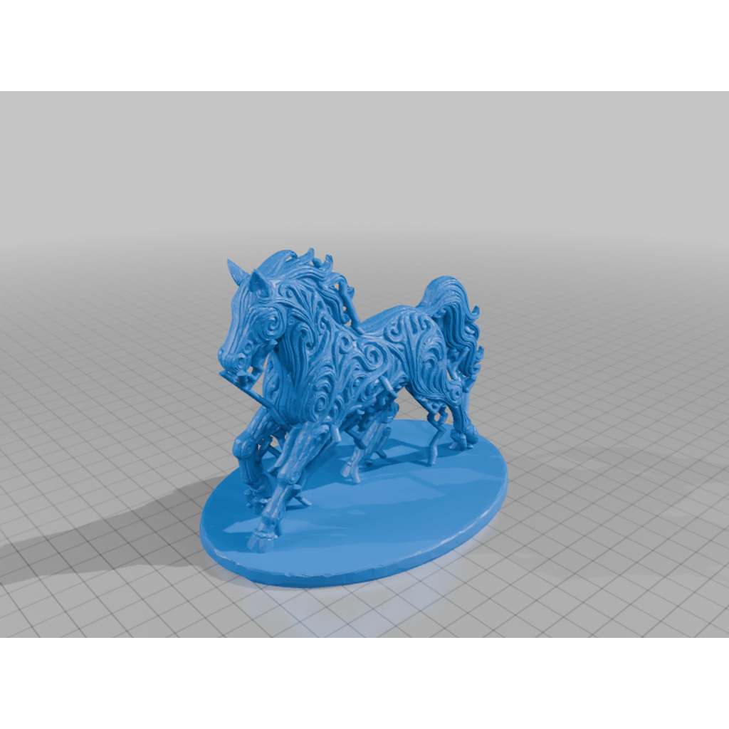 Орнаментальный бегущий жеребец