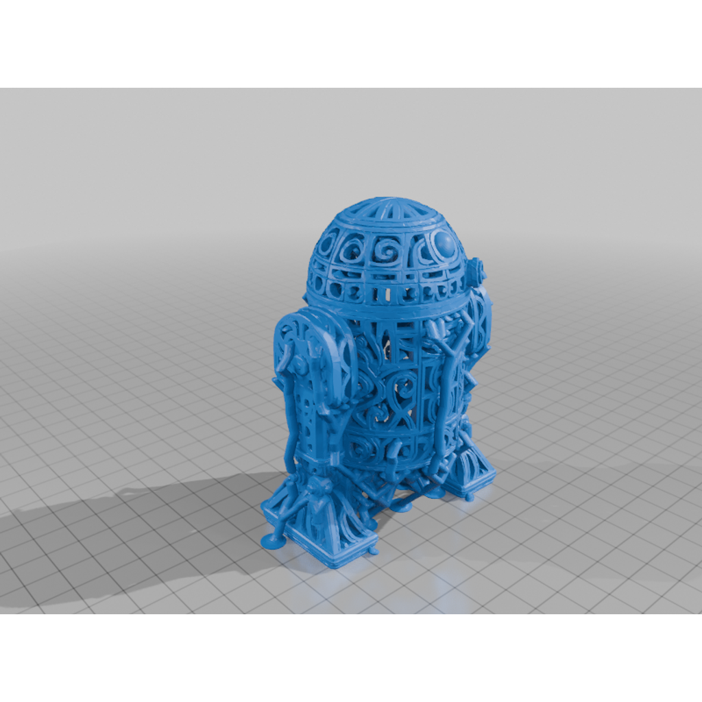 О ornate R2D2 3D модели