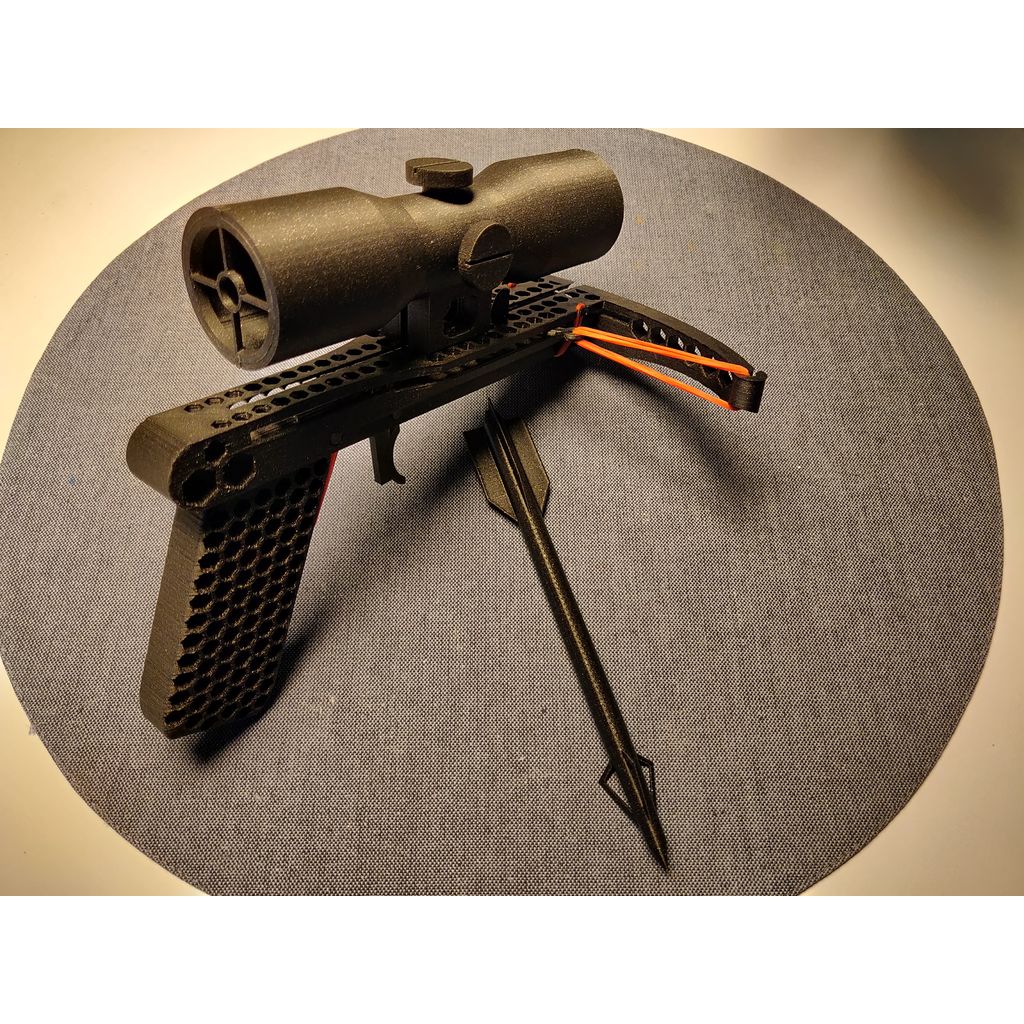 Наружный арбалет с насадным прицелом