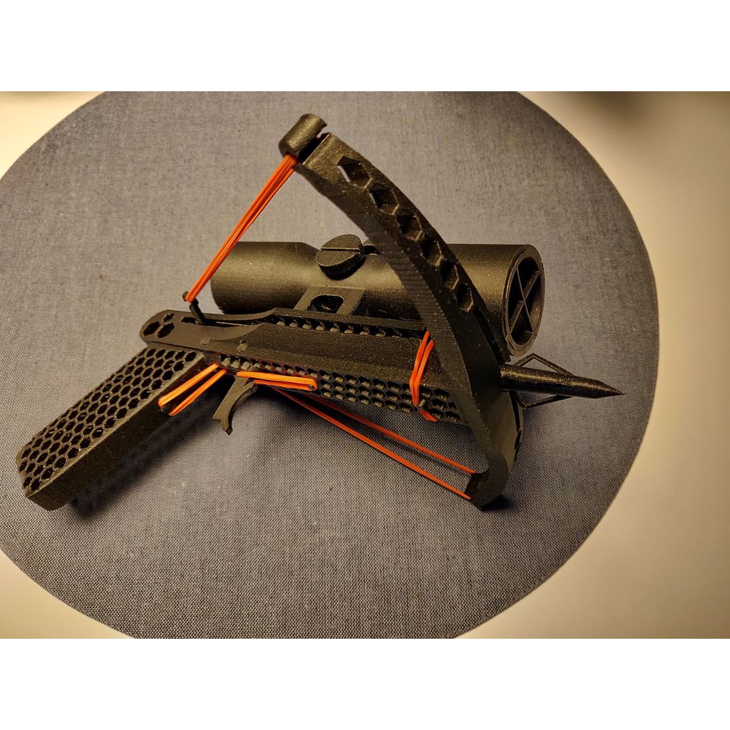 Наружный арбалет с насадным прицелом