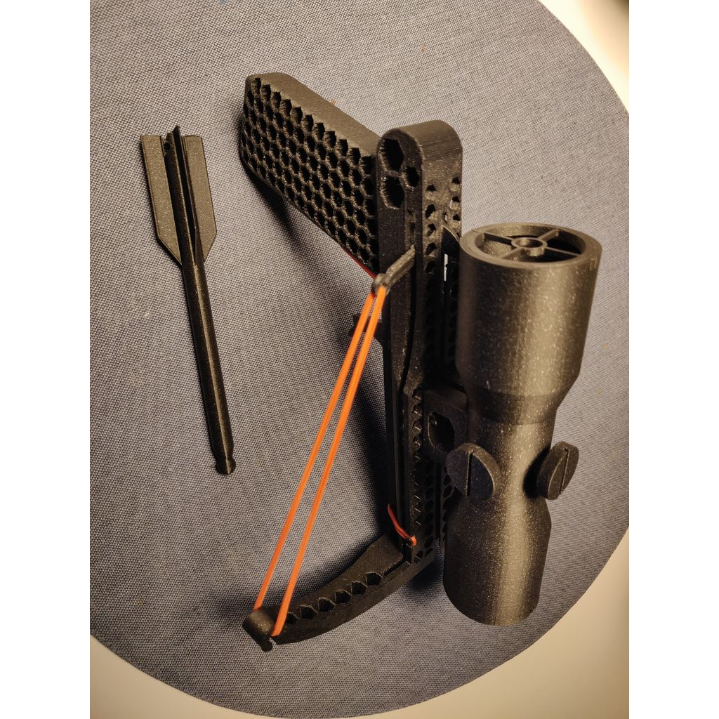 Наружный арбалет с насадным прицелом