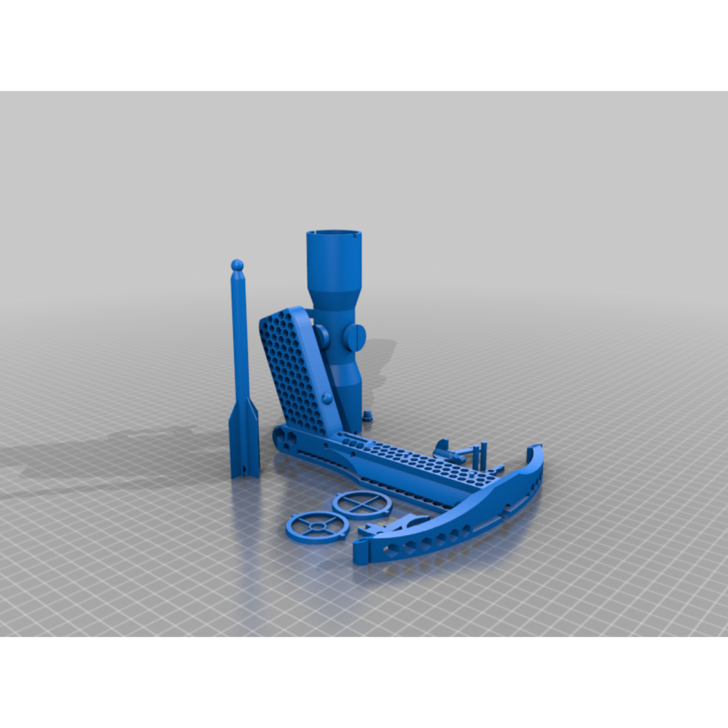 Наружный арбалет с насадным прицелом