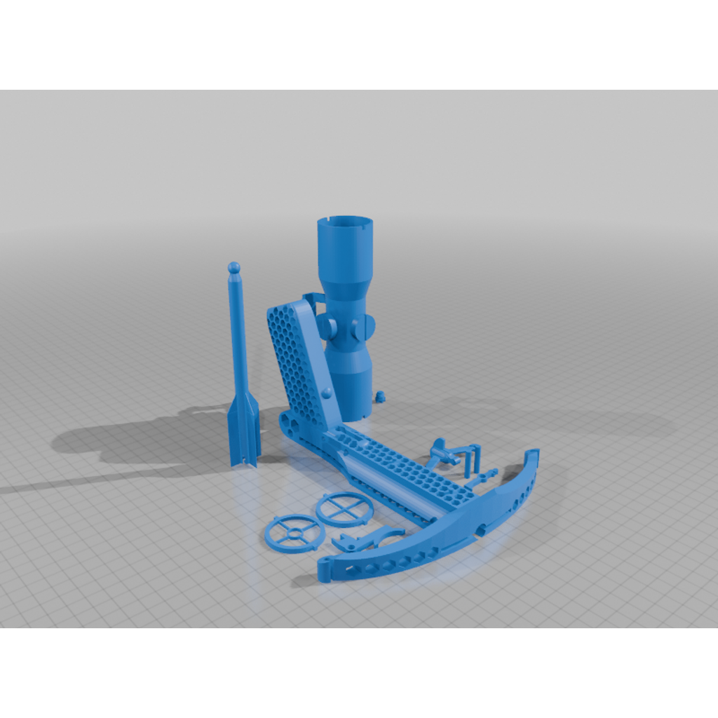 Наружный арбалет с насадным прицелом