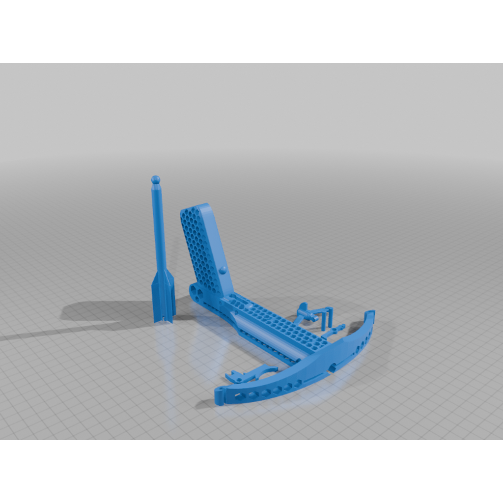 Наружный арбалет с насадным прицелом