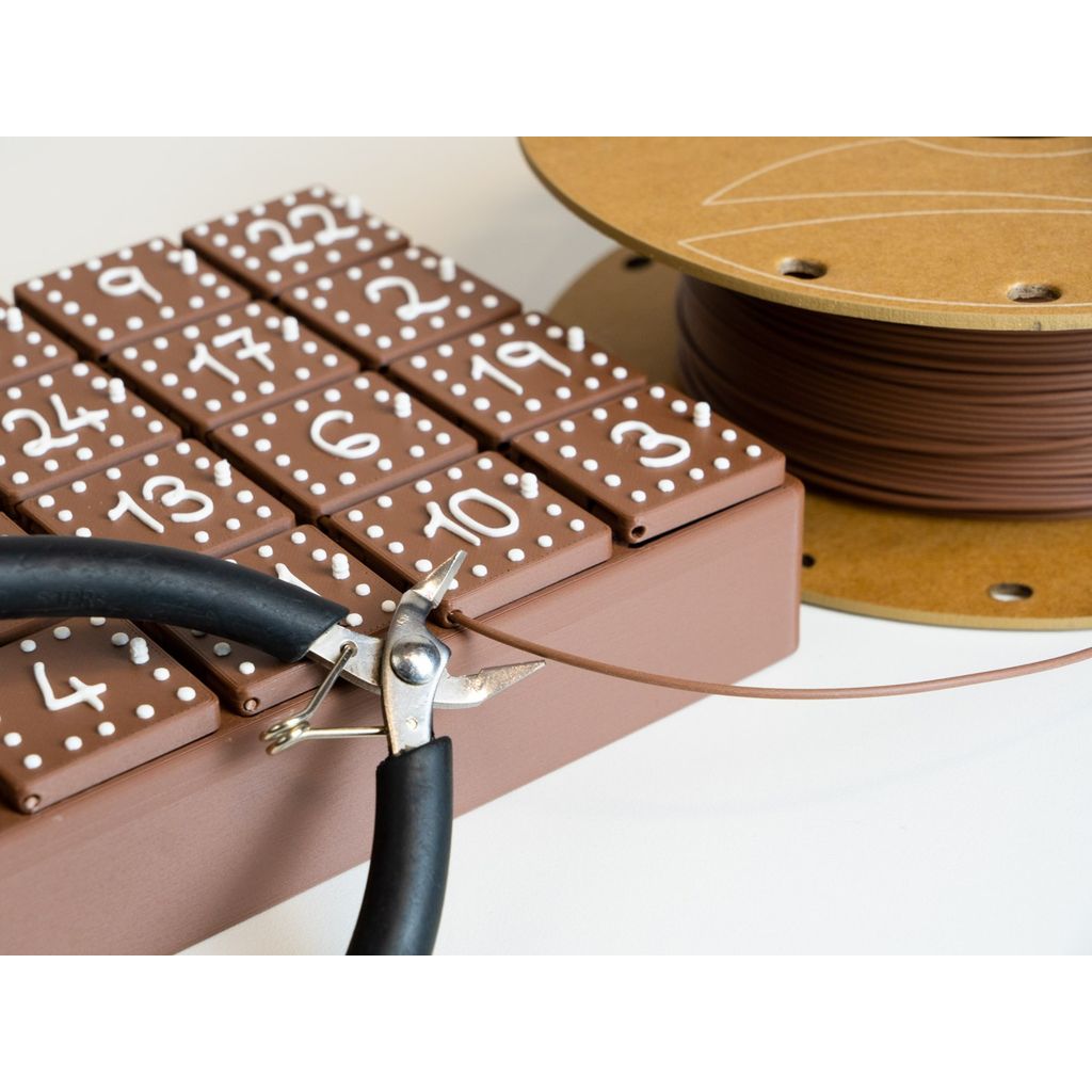 3D Печатаемый рождественский адвент-календарь