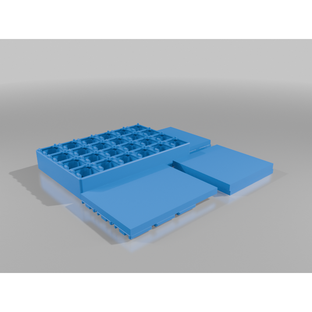 3D Печатаемый рождественский адвент-календарь