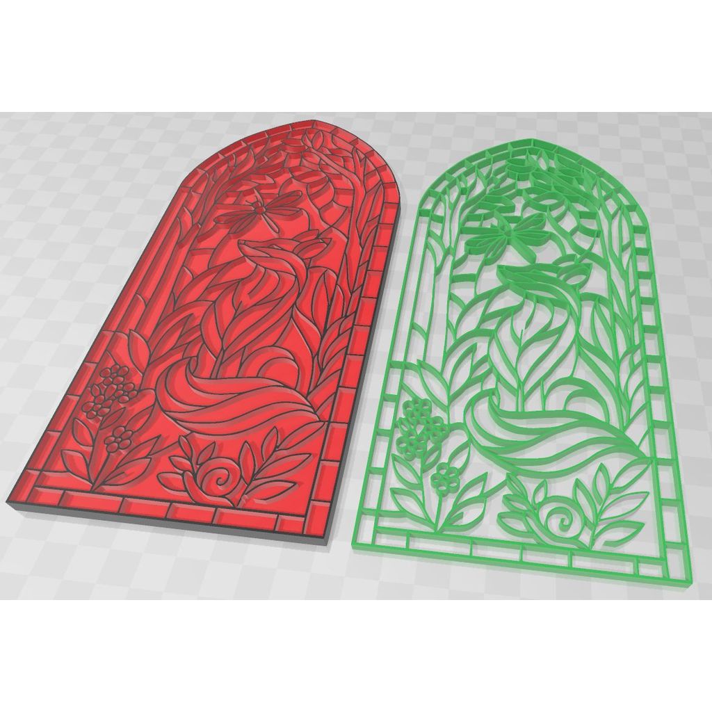 Лисица, Улитка и Бабочка (с фоном и без)