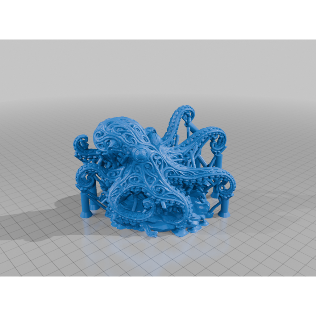 О ornate-осьминог 3D-модели