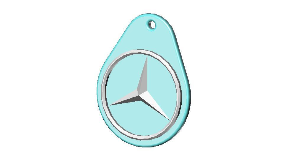 Простой ключ для Mercedes с масштабом для подгонки