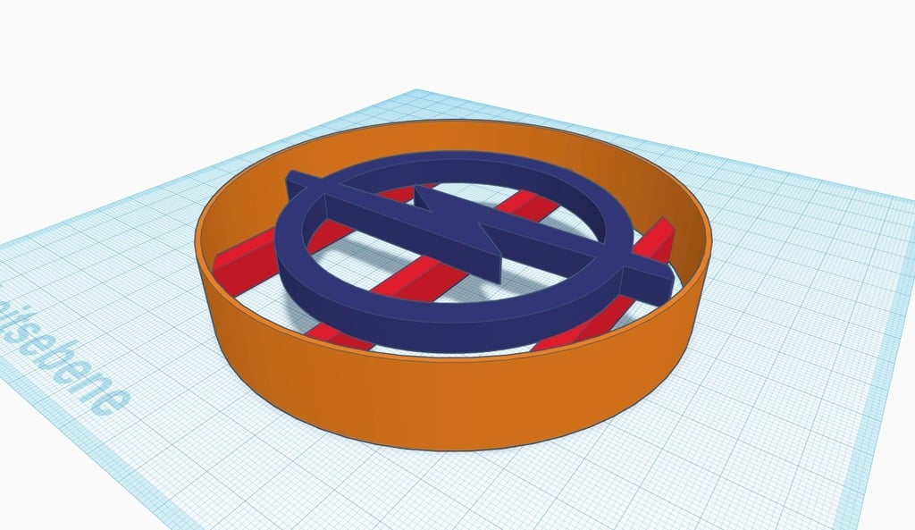 Форма для печенья в виде логотипа Opel