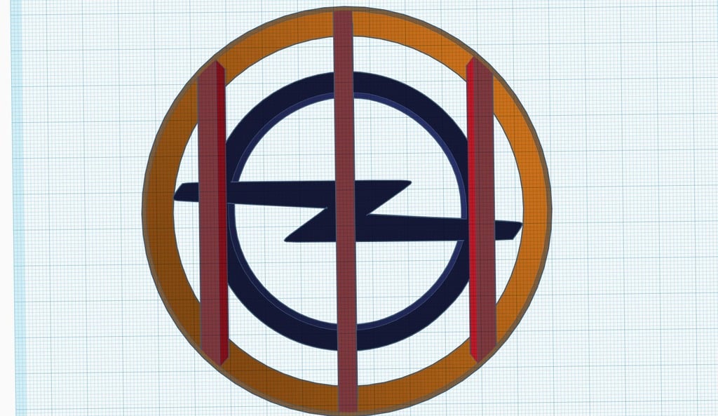 Форма для печенья в виде логотипа Opel