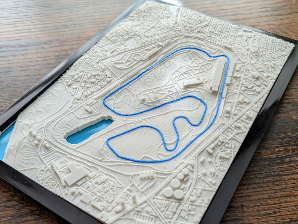 3D Миниатюра Автодрома Интерлагос, Бразилия