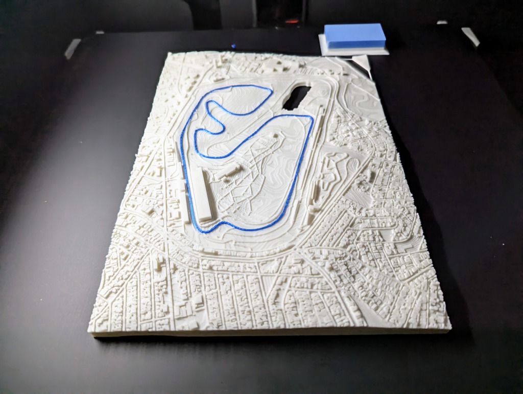 3D Миниатюра Автодрома Интерлагос, Бразилия