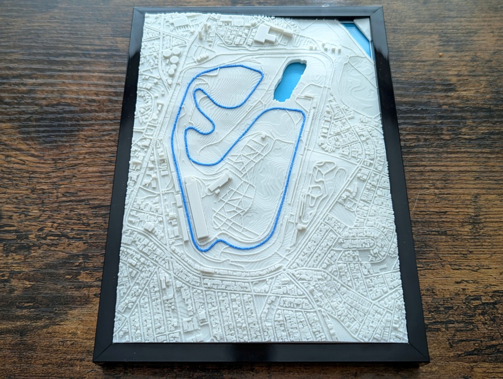 3D Миниатюра Автодрома Интерлагос, Бразилия