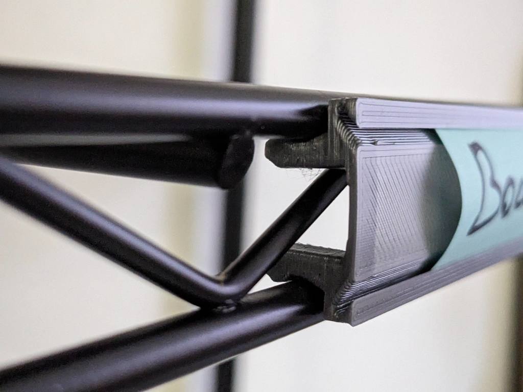 Держатель для этикеток на проволочных полках