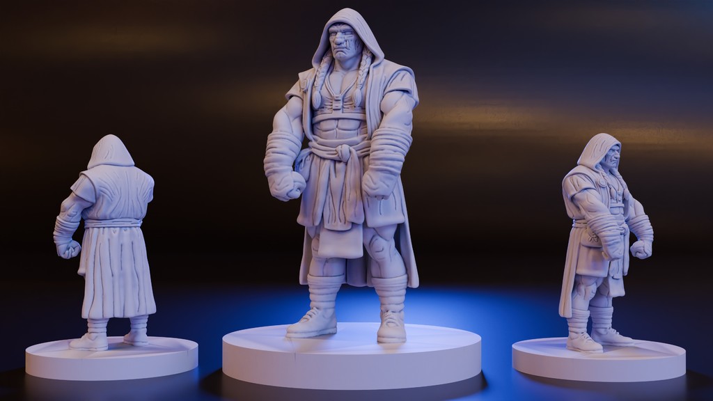 Орк Женщина Монах - Кондуит Превосходного Порядка (DND / TTRPG)