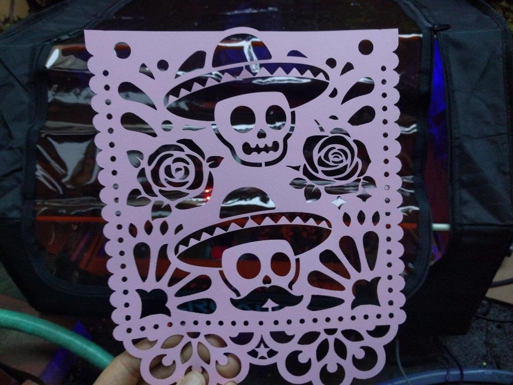 Papel Picados для Дня Мертвых