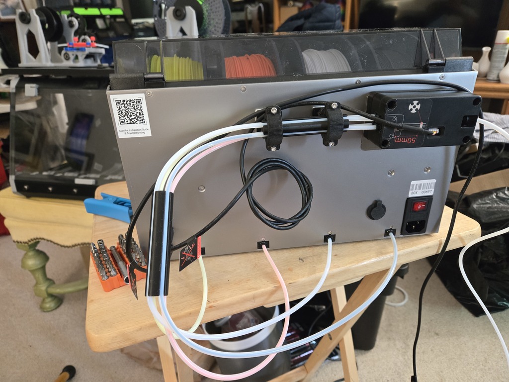 Крепление заднего модуля Qidi Box