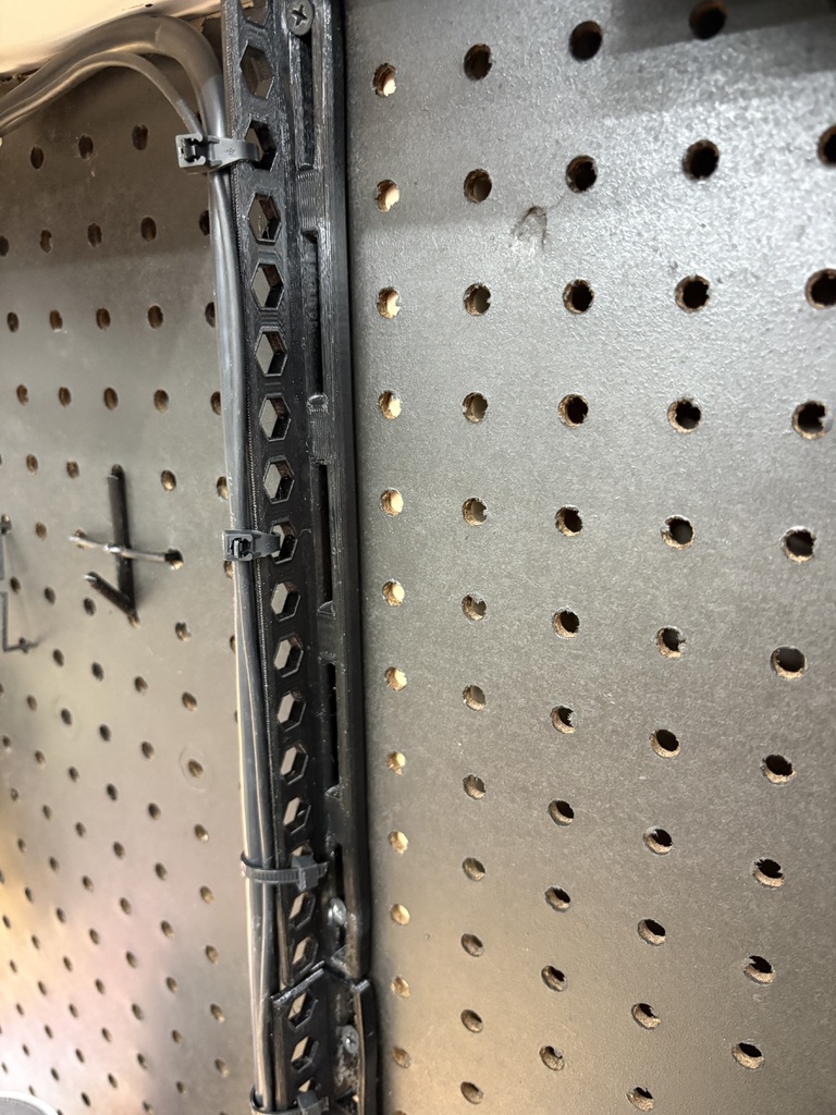 Настенный держатель для управления кабелями