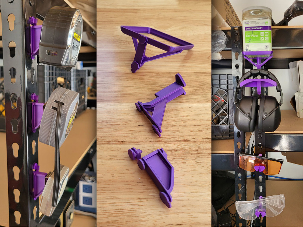 Держатели для полок Teardrop Rivet Rack