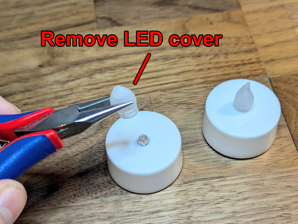 Электрическая ракета для чайных свечей