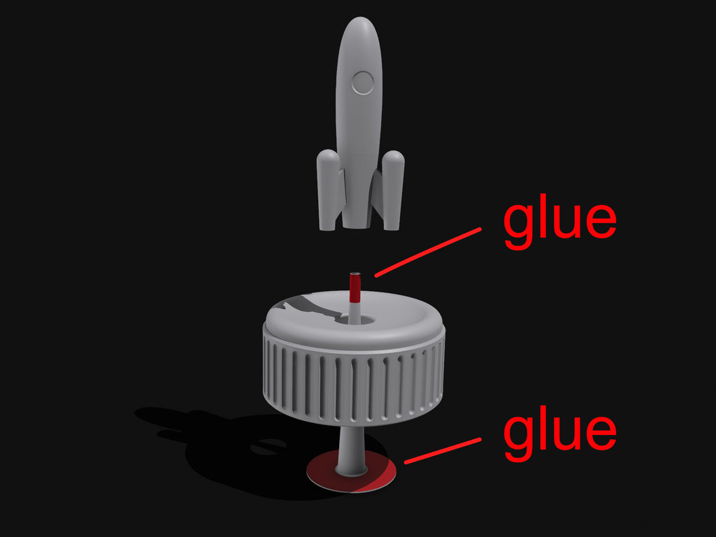 Электрическая ракета для чайных свечей