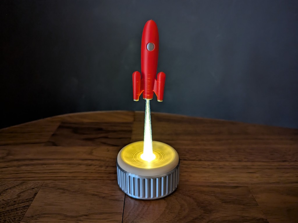 Электрическая ракета для чайных свечей